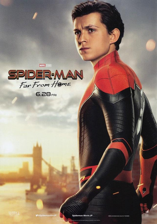 Spider-Man Far From Home Japanese Chirashi Mini Ad-Flyer Poster 2019 C 6p Marvel