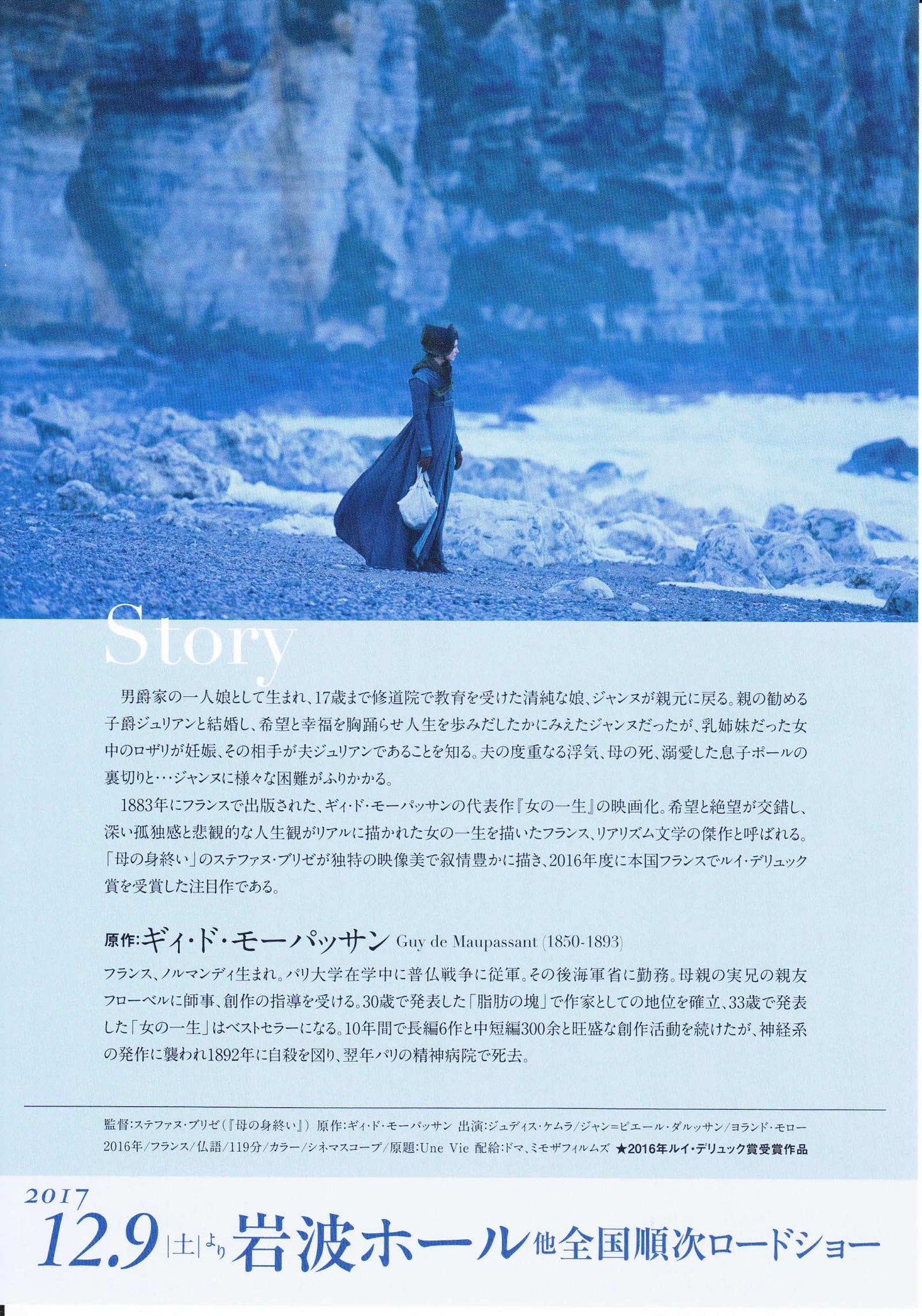 A Woman's Life Japanese Chirashi Mini Ad-Flyer Poster 2016 A