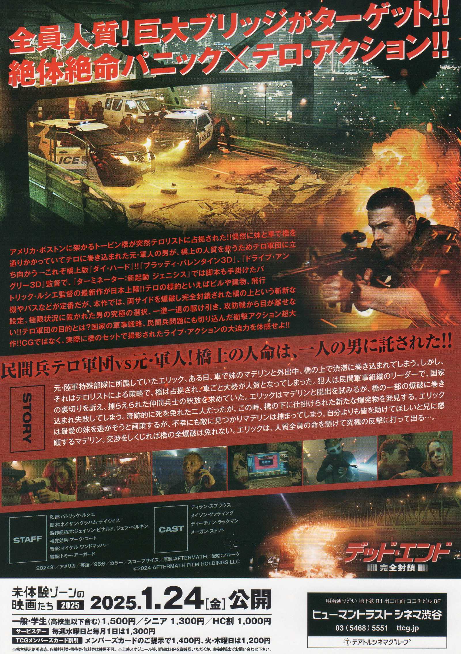 Aftermath Japanese Chirashi Mini Ad-Flyer Poster 2024