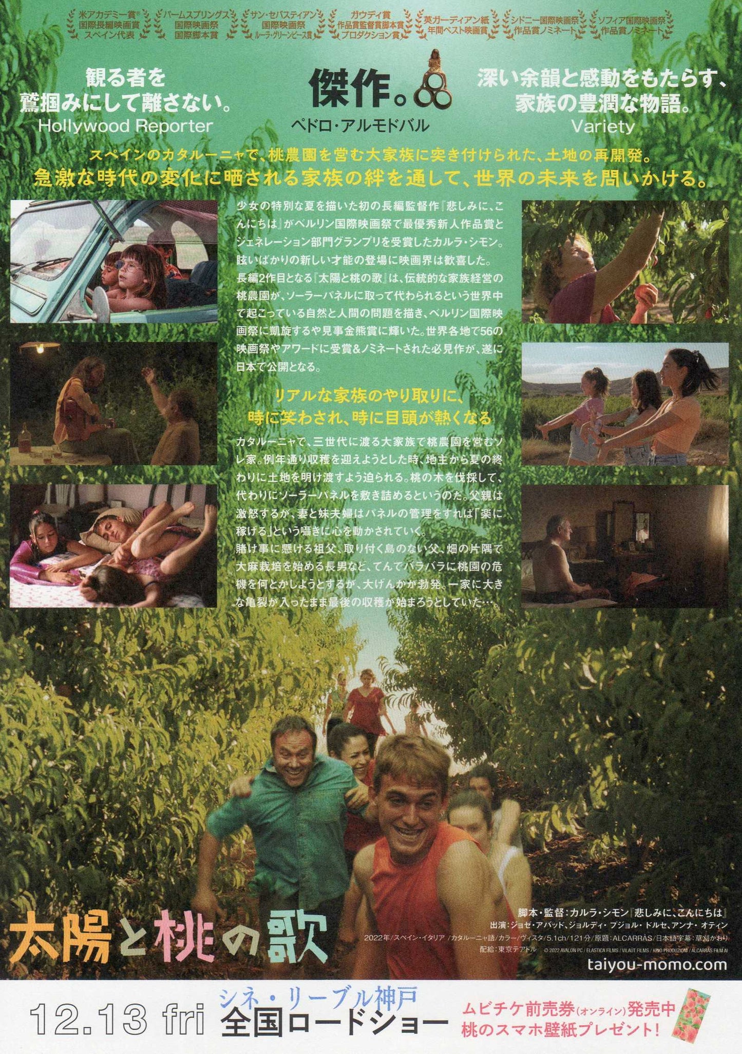 Alcarras Japanese Chirashi Mini Ad-Flyer Poster 2022