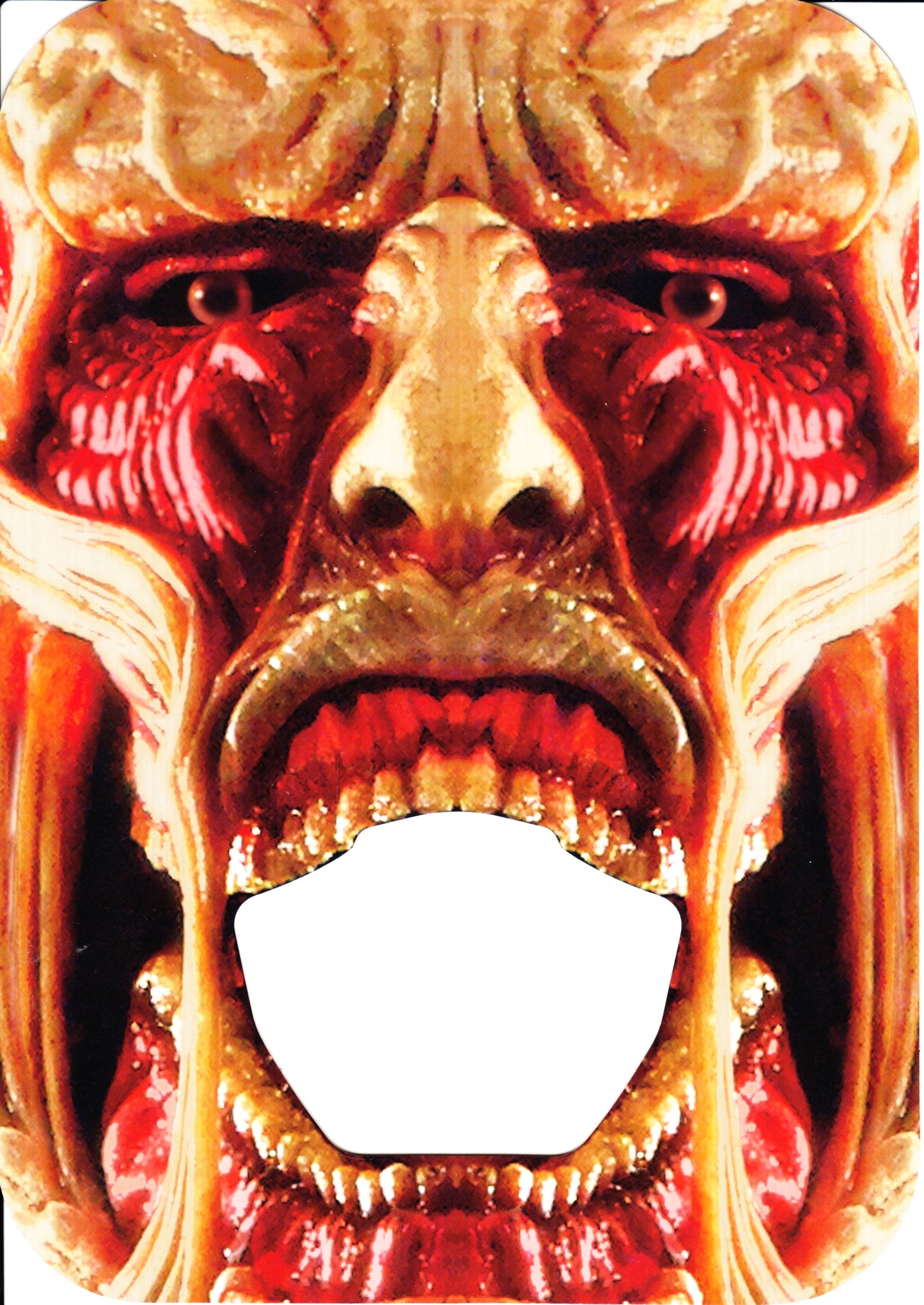 Attack On TitanJapanese Anime Chirashi Mini Ad-Flyer Poster 2015 Mask Shaped