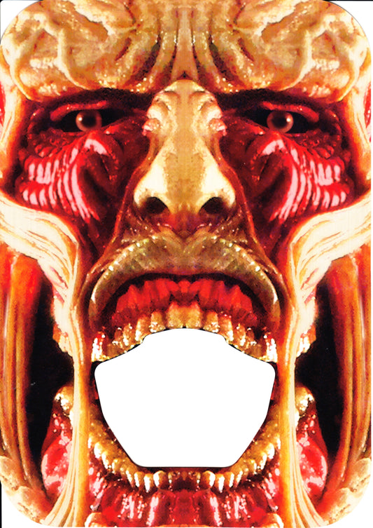 Attack On TitanJapanese Anime Chirashi Mini Ad-Flyer Poster 2015 Mask Shaped
