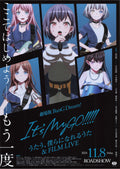 BanG Dream Japanese Anime Chirashi Mini Ad-Flyer Poster 2024