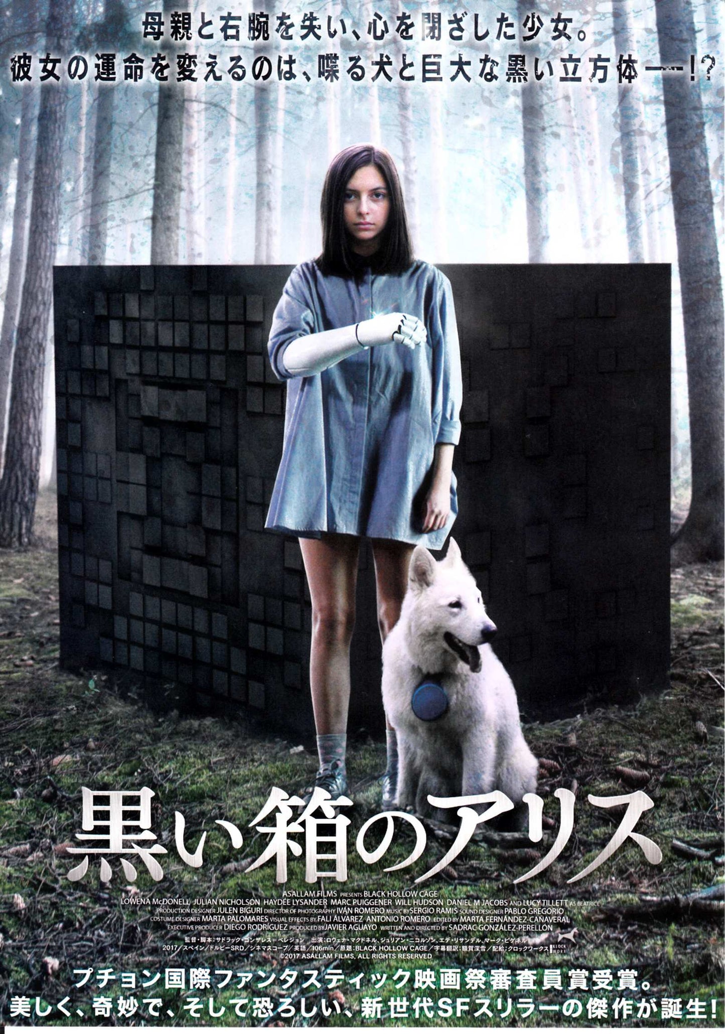 Black Hollow Cage Japanese Chirashi Mini Ad-Flyer Poster 2017