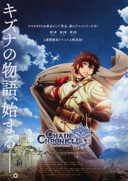 Chain Chronicle Japanese Anime Chirashi Mini Ad-Flyer Poster 2016 A