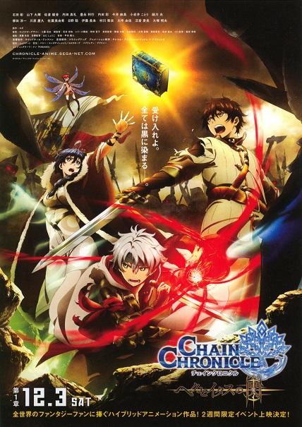 Chain Chronicle Japanese Anime Chirashi Mini Ad-Flyer Poster 2016 B