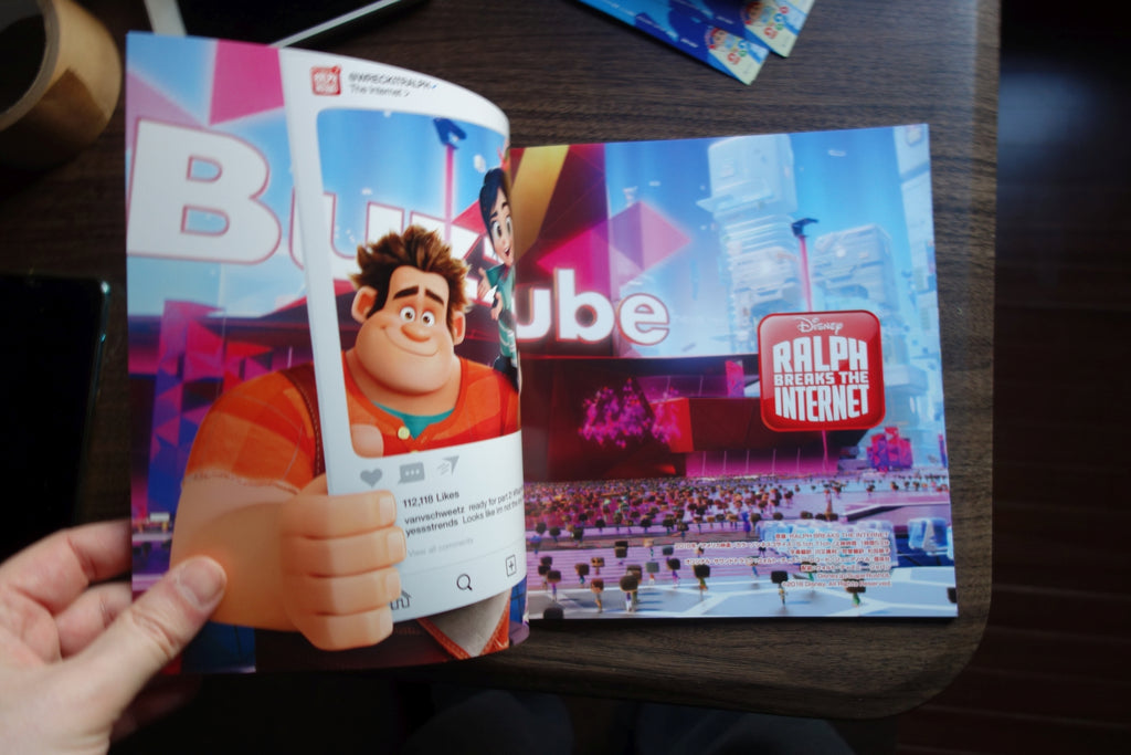 Ralph Breaks The Internet Japanese Anime Movie Program Pamphlet 2018