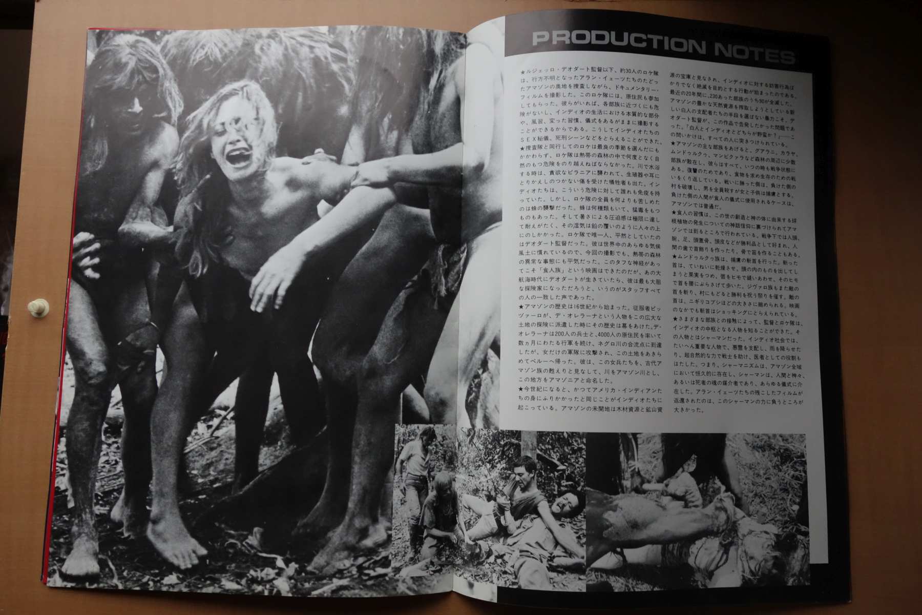 Cannibal Holocaust Japanese Movie Program Pamphlet 1980 Ruggero Deodato