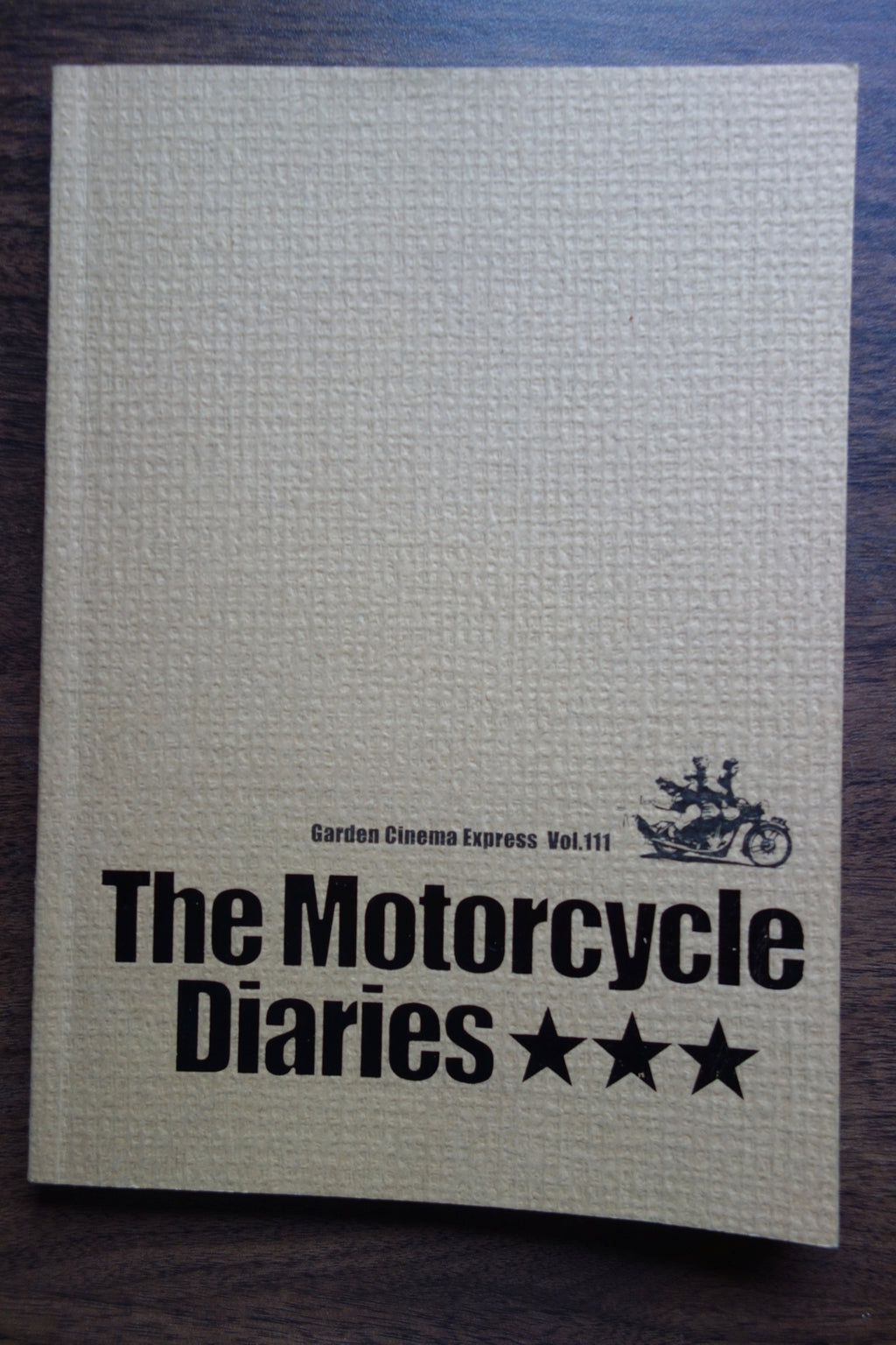 The Motorcycle Diaries Japanese Anime Movie Program Pamphlet 2004