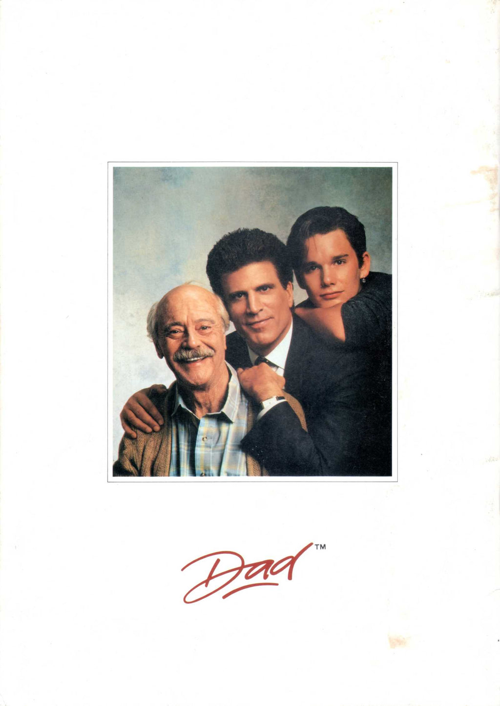 DadJapanese Movie Program Pamphlet 1989