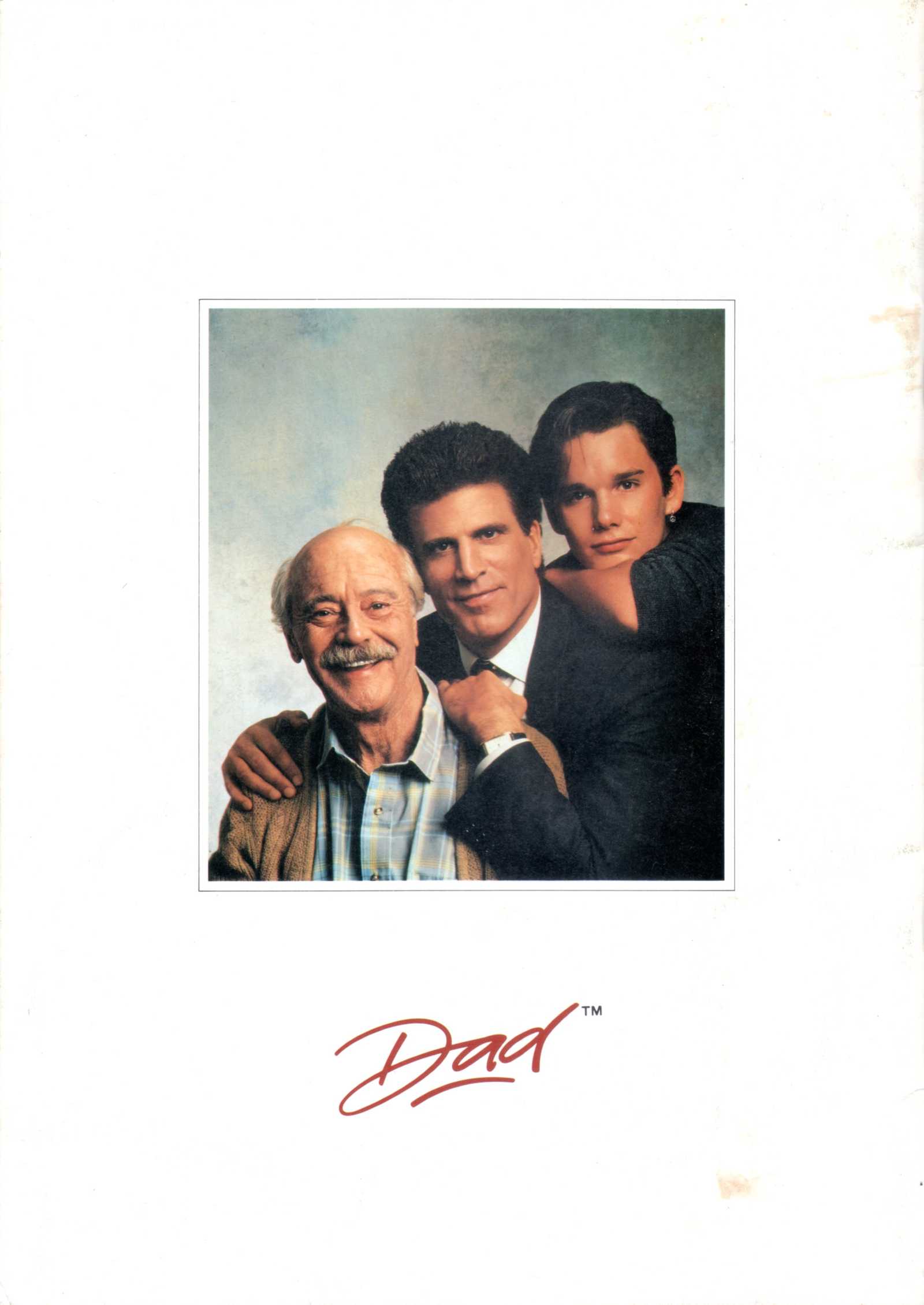 DadJapanese Movie Program Pamphlet 1989