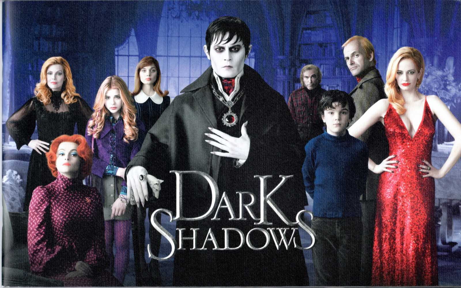 Dark Shadows Japanese Movie Program Pamphlet 2012 Burton