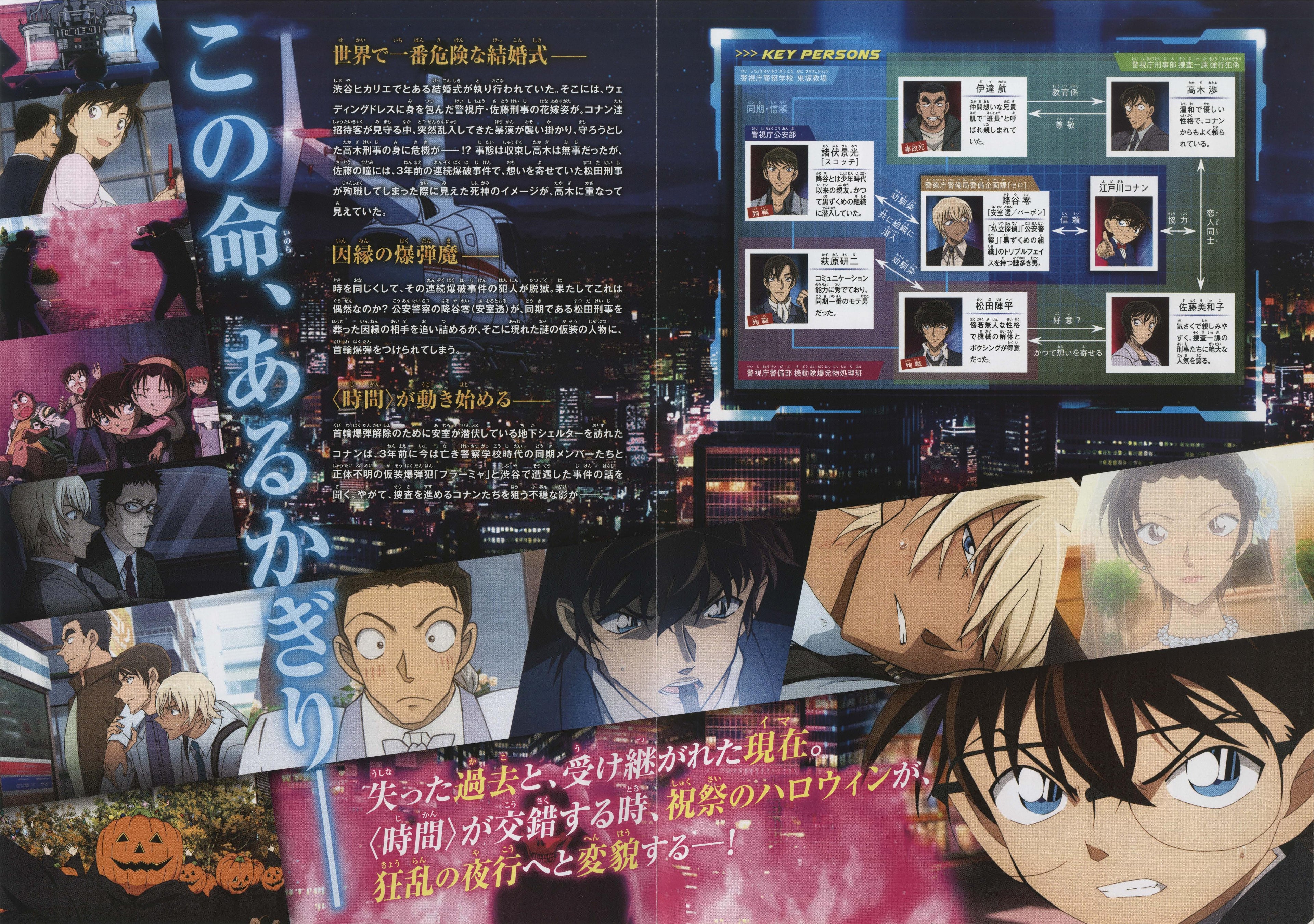 Detective Conan Japanese Anime Chirashi Mini Ad-Flyer Poster 2022 4p