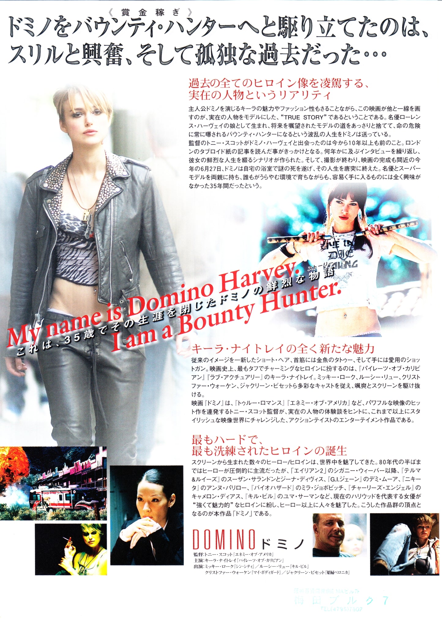 Domino Japanese Chirashi Mini Ad-Flyer Poster 2005