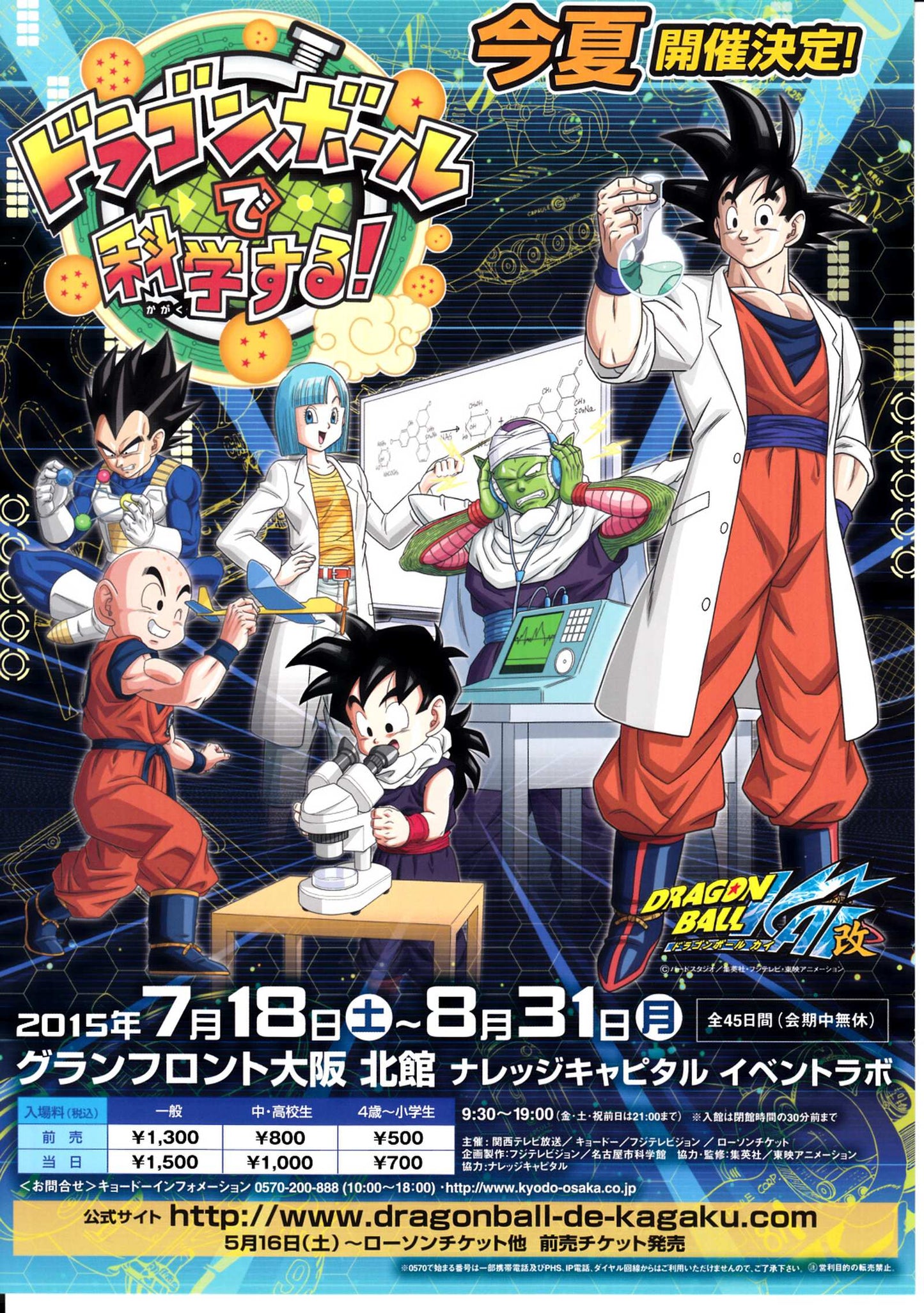 Dragonball Z Japanese Anime Chirashi Mini Ad-Flyer Poster 2015 A