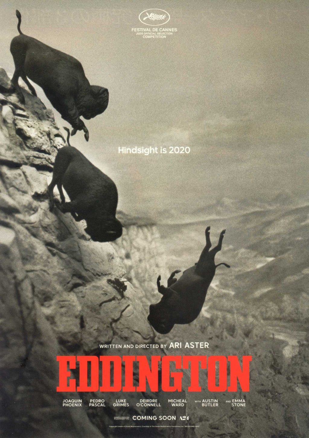 Eddington + Ari Aster Imax Retrospective Japanese Chirashi Mini Ad-Flyer Poster 2025