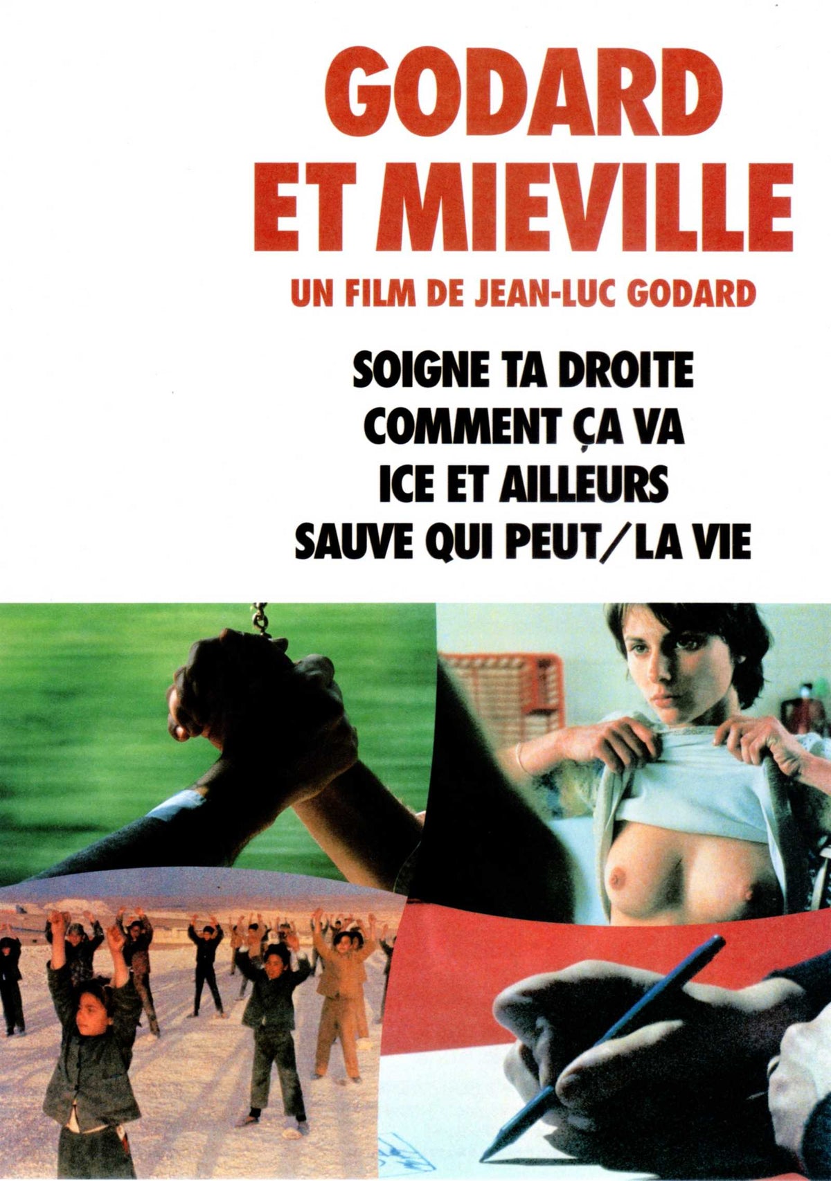 Godard And Mieville Retrospective Japanese Chirashi Mini Ad-Flyer Poster 2003