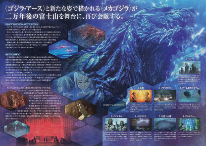 Godzilla Japanese Anime Chirashi Mini Ad-Flyer Poster 2018 4p