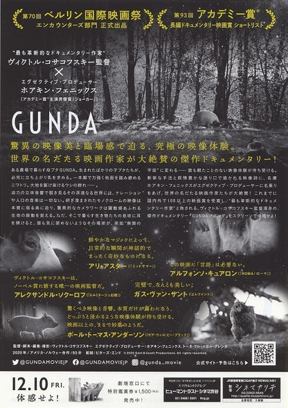 Gunda Japanese Chirashi Mini Ad-Flyer Poster 2020