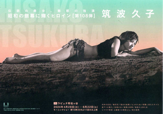 Silver Screen #108 Hisako Tsukura Japanese Chirashi Mini Ad-Flyer Poster 2024