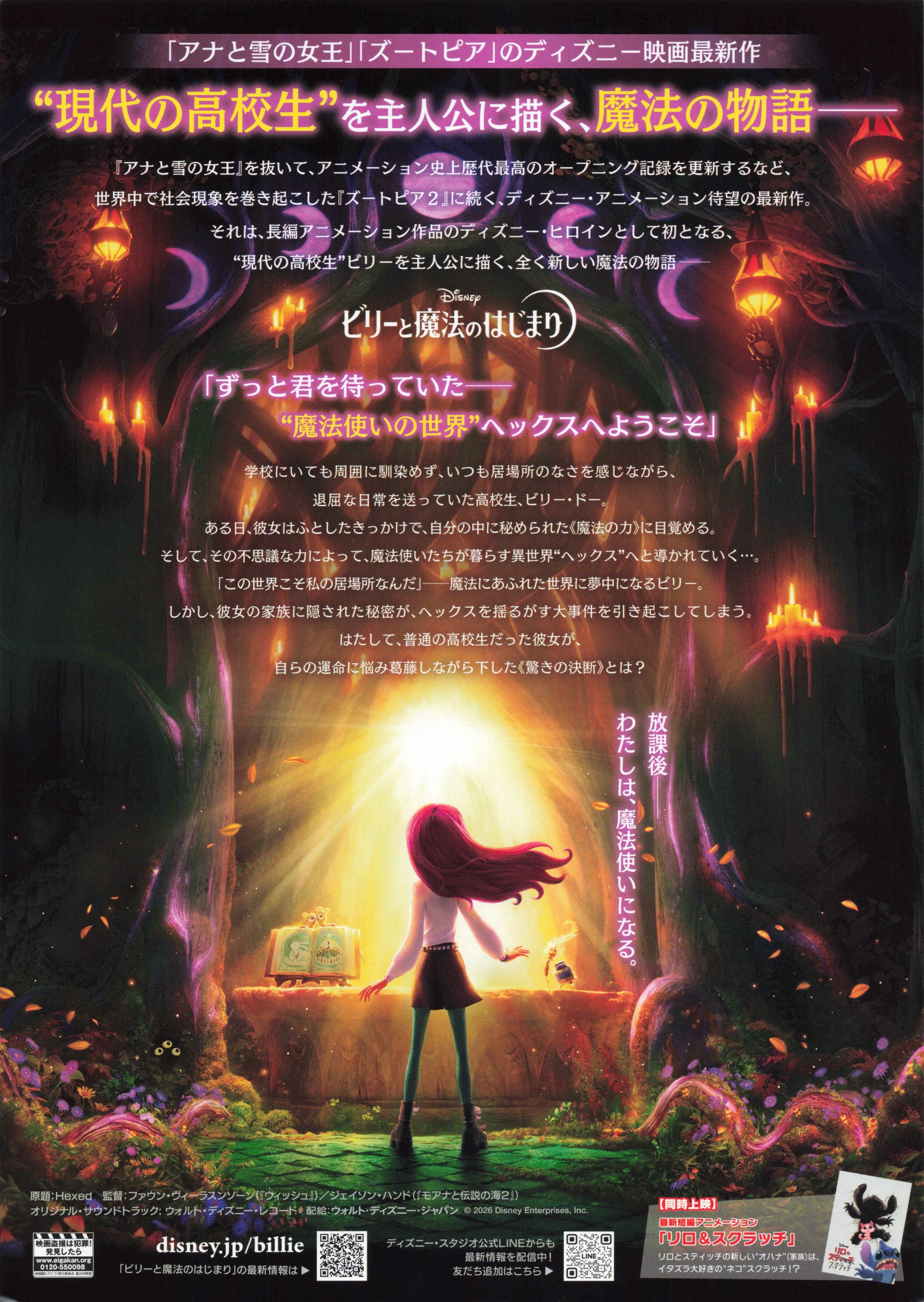 Hexed Japanese Chirashi Mini Ad-Flyer Poster 2026 Disney