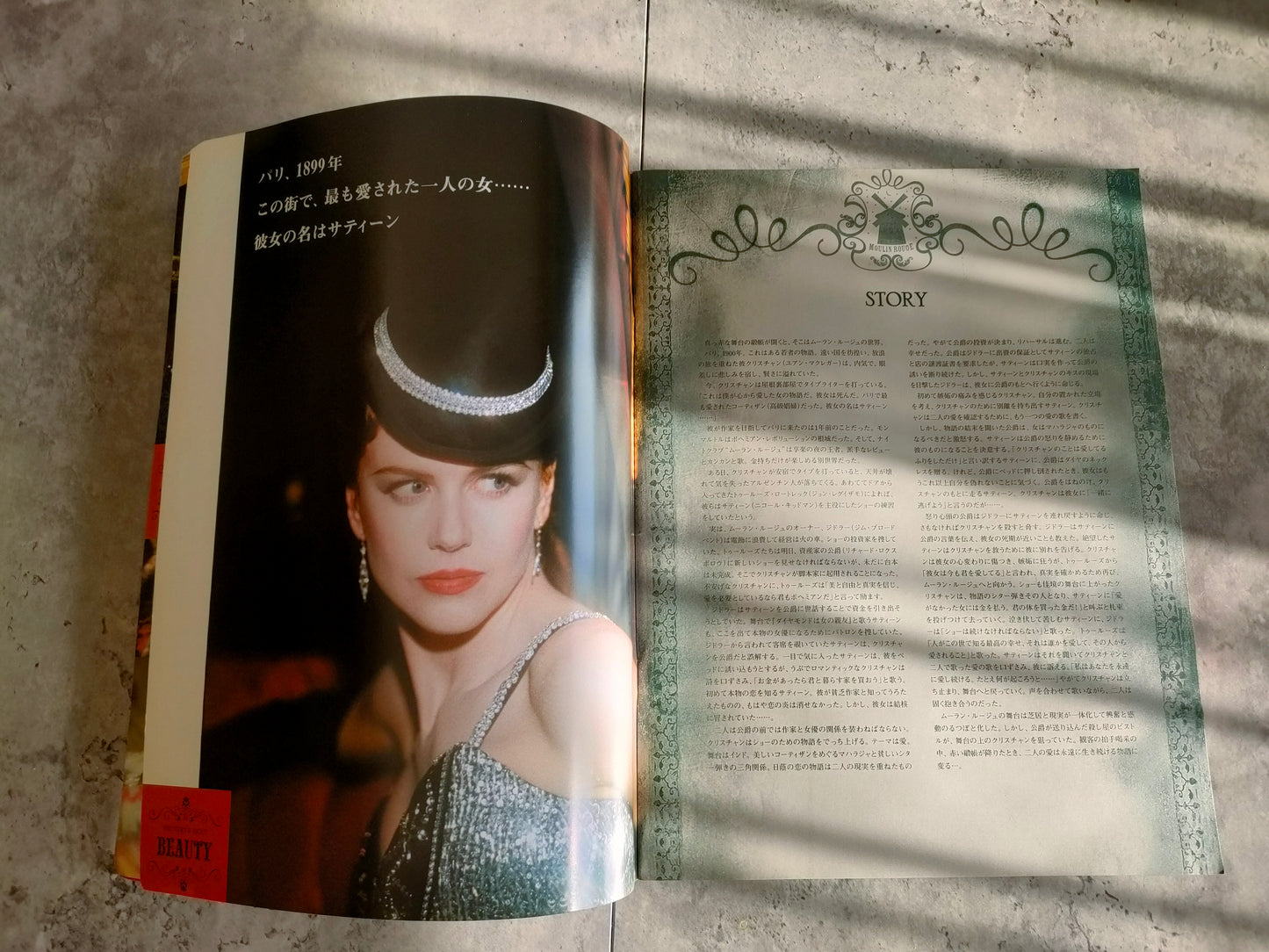 Moulin Rouge Japanese Movie Program Pamphlet 2001