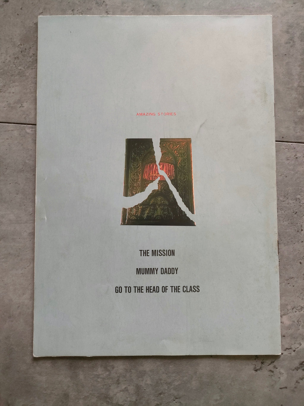 Amazing Stories Japanese Movie Program Pamphlet 1986