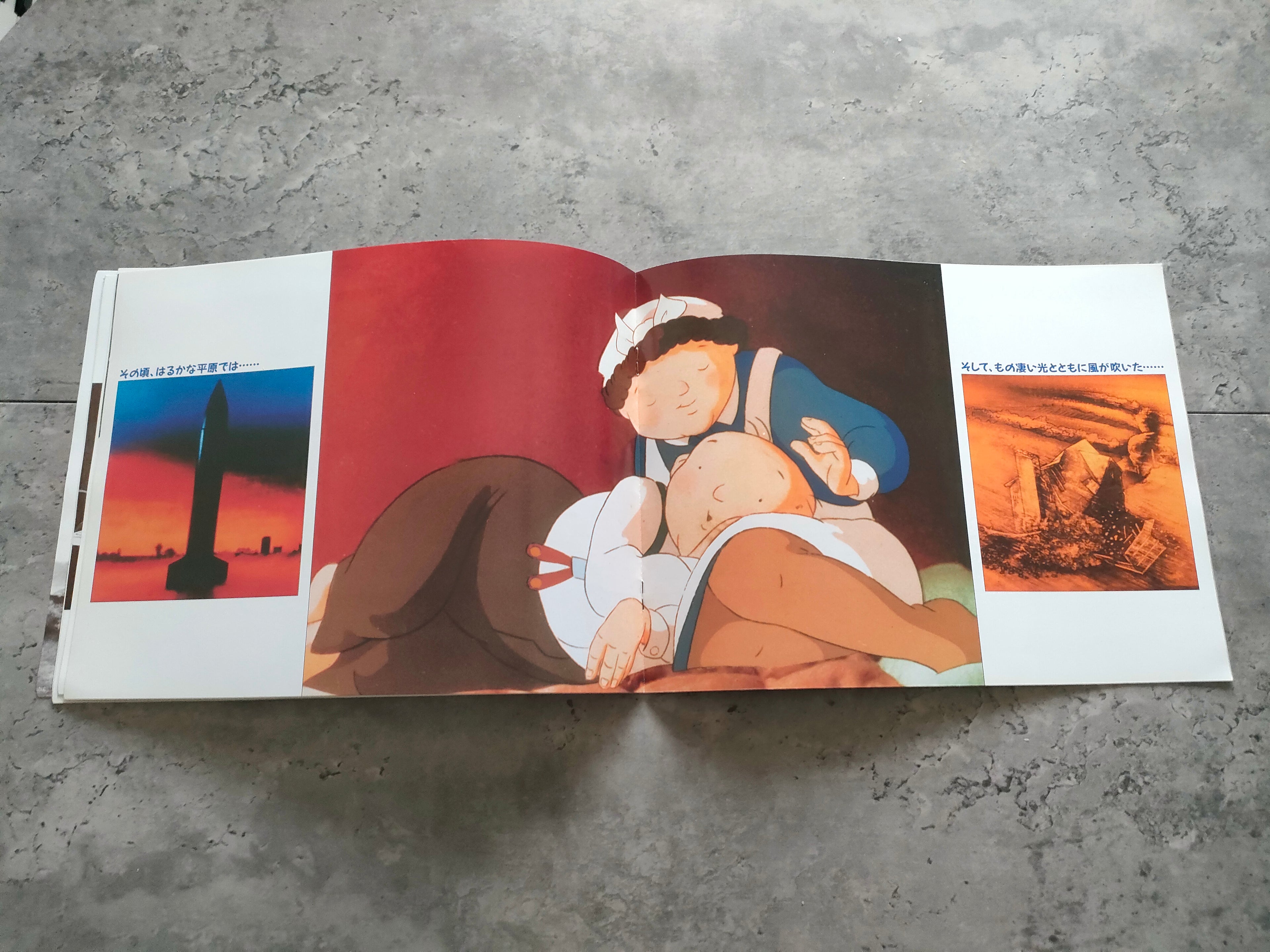 When The Wind Blows Japanese Anime Movie Program Pamphlet 1986