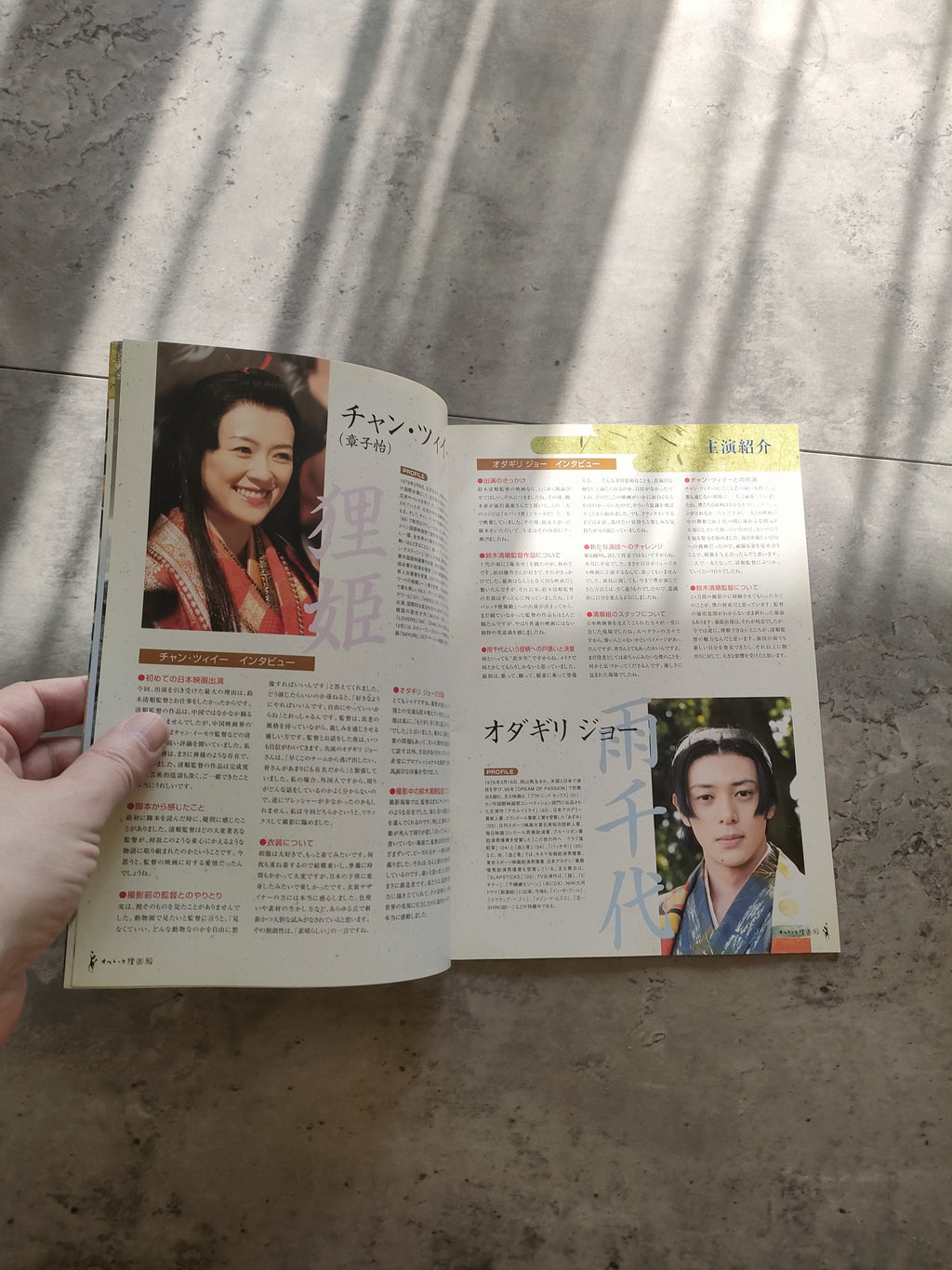 Princess Raccoon Japanese Movie Program Pamphlet 2005 Suzuki Zhang Odagiri