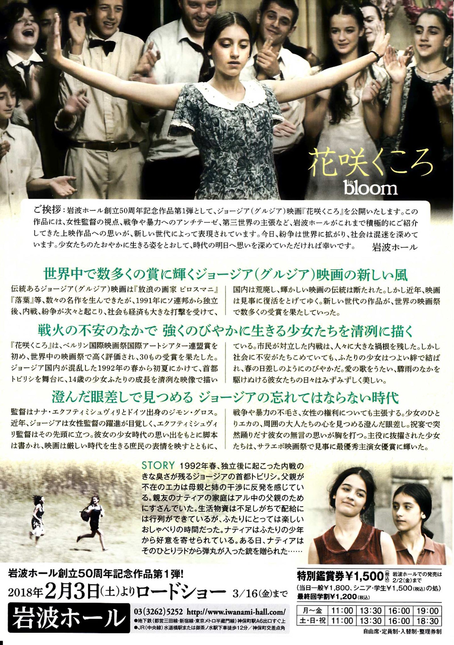 In Bloom Japanese Chirashi Mini Ad-Flyer Poster 2013