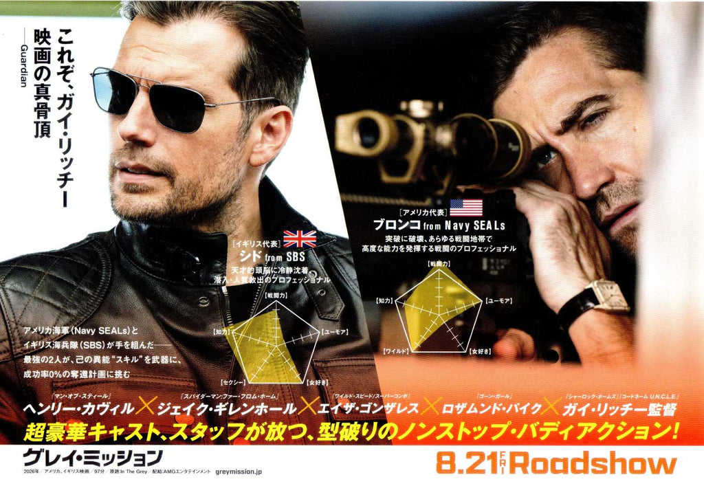 In The Grey Japanese Chirashi Mini Ad-Flyer Poster 2026 Ritchie