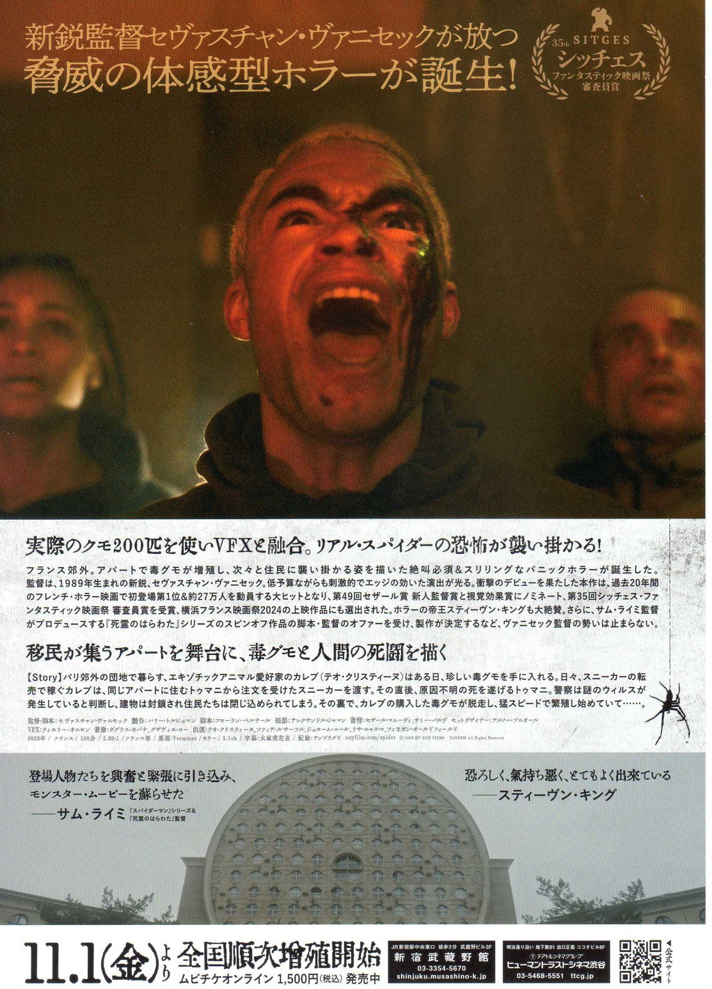 Infested Japanese Chirashi Mini Ad-Flyer Poster 2023