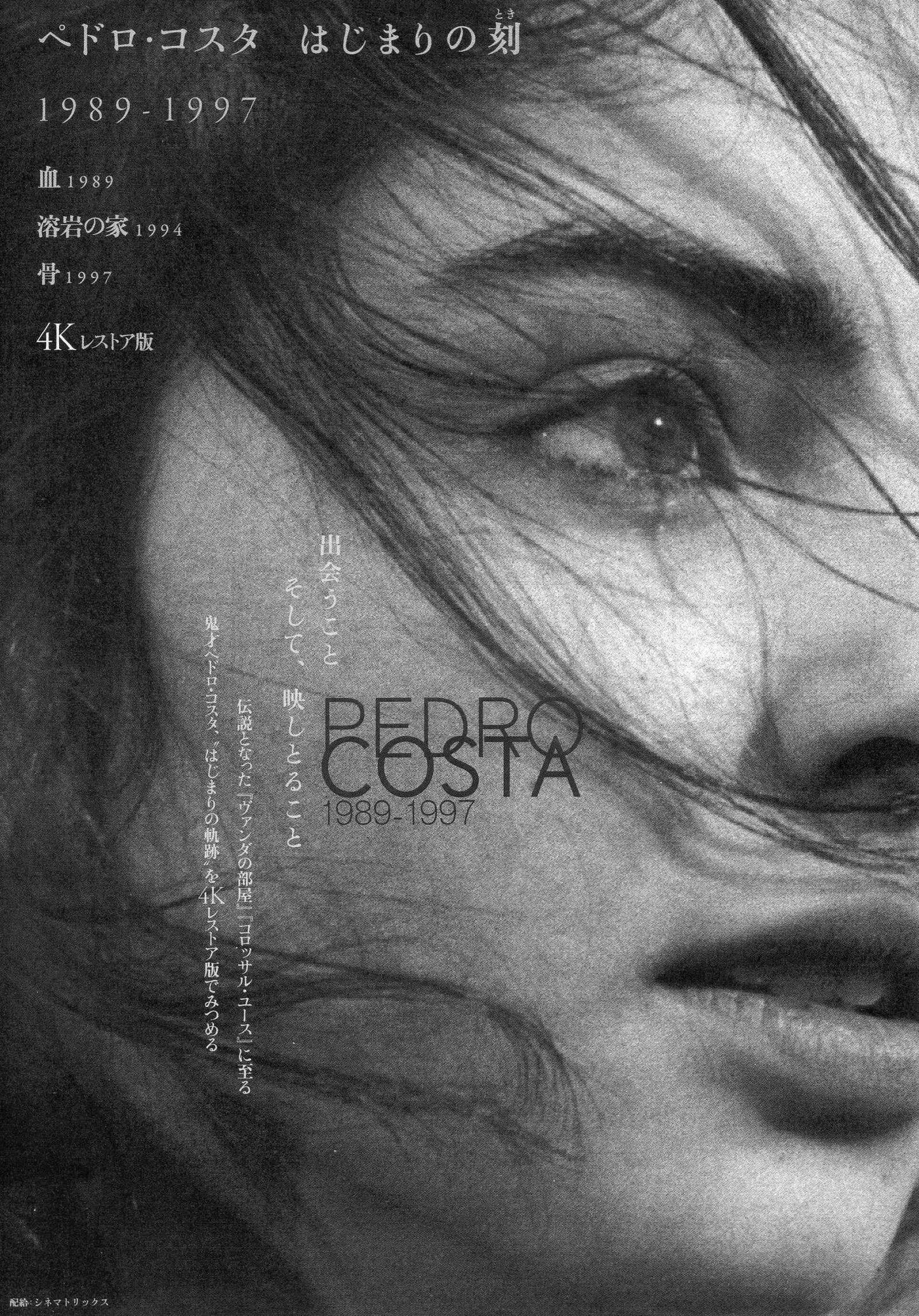 Pedro Costa 1989-1997 Retrospective Japanese Chirashi Mini Ad-Flyer Poster 2025