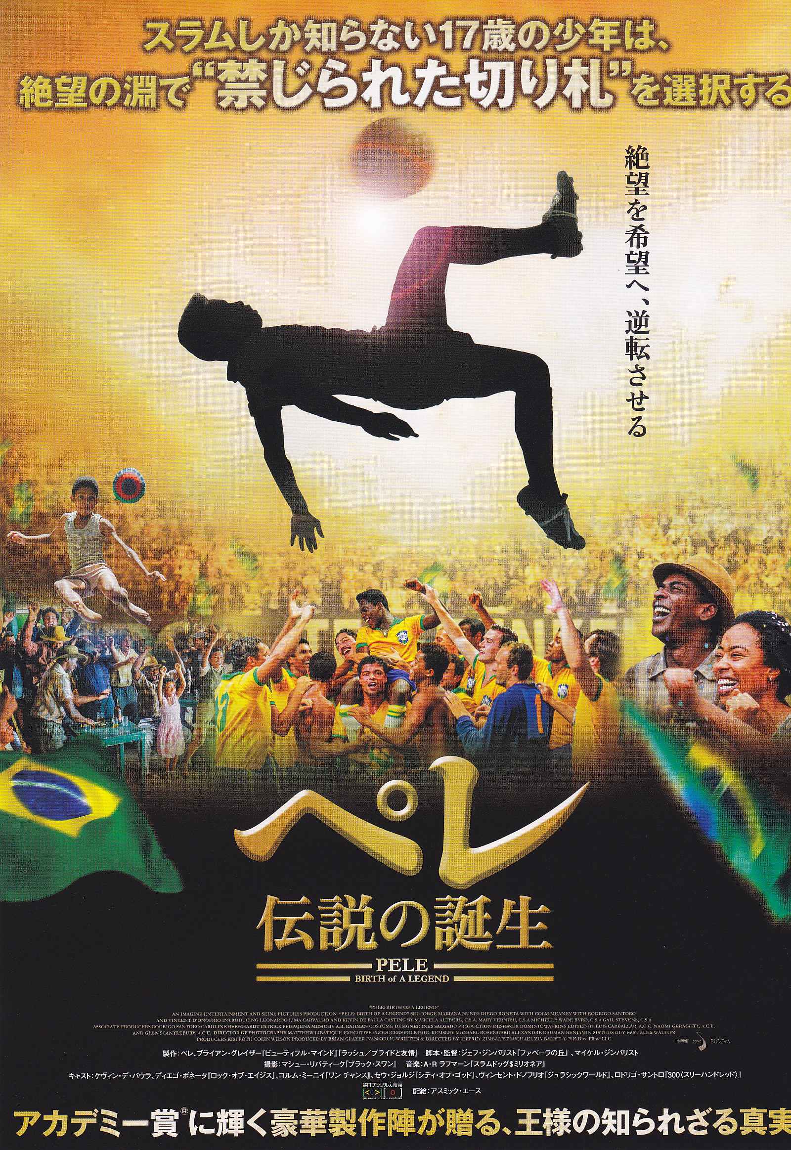 Pelé Birth of A Legend Japanese Chirashi Mini Ad-Flyer Poster 2016