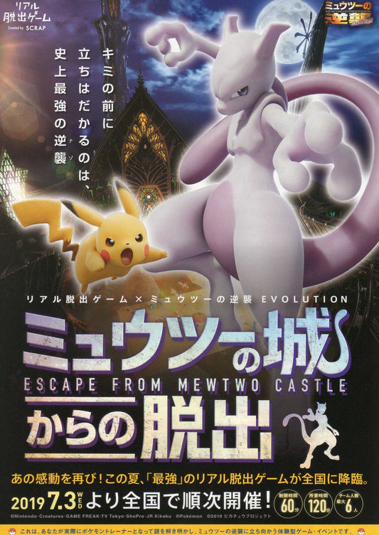 Pokemon Game Adventure Japanese Chirashi Mini Ad-Flyer Poster 2019 A4