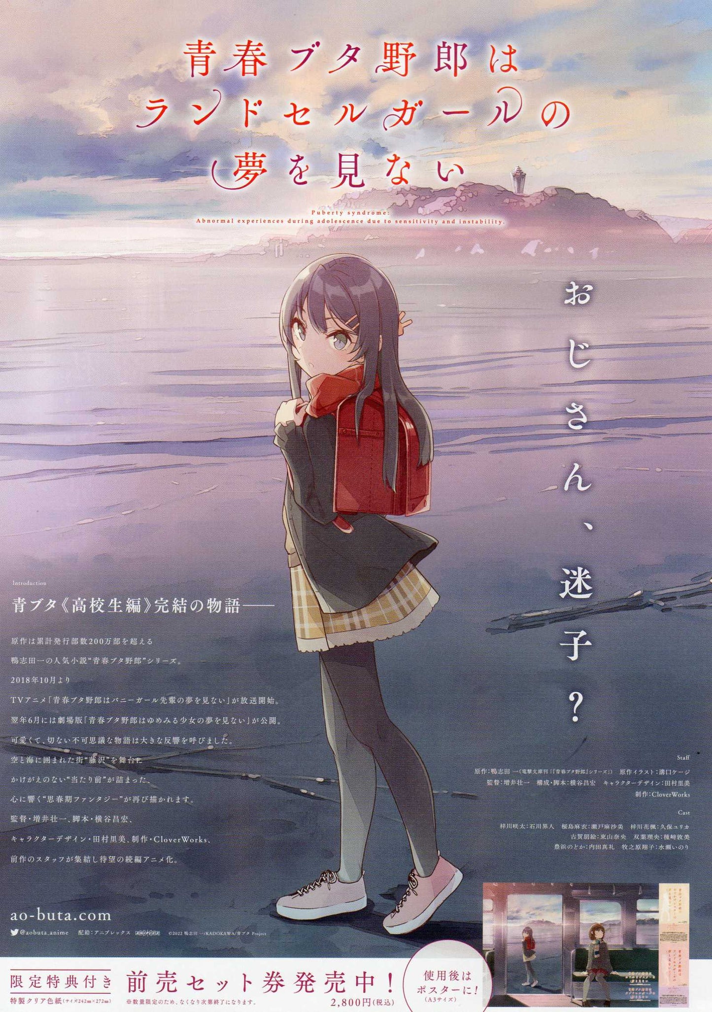 Puberty Syndrome Japanese Anime Chirashi Mini Ad-Flyer Poster 2023