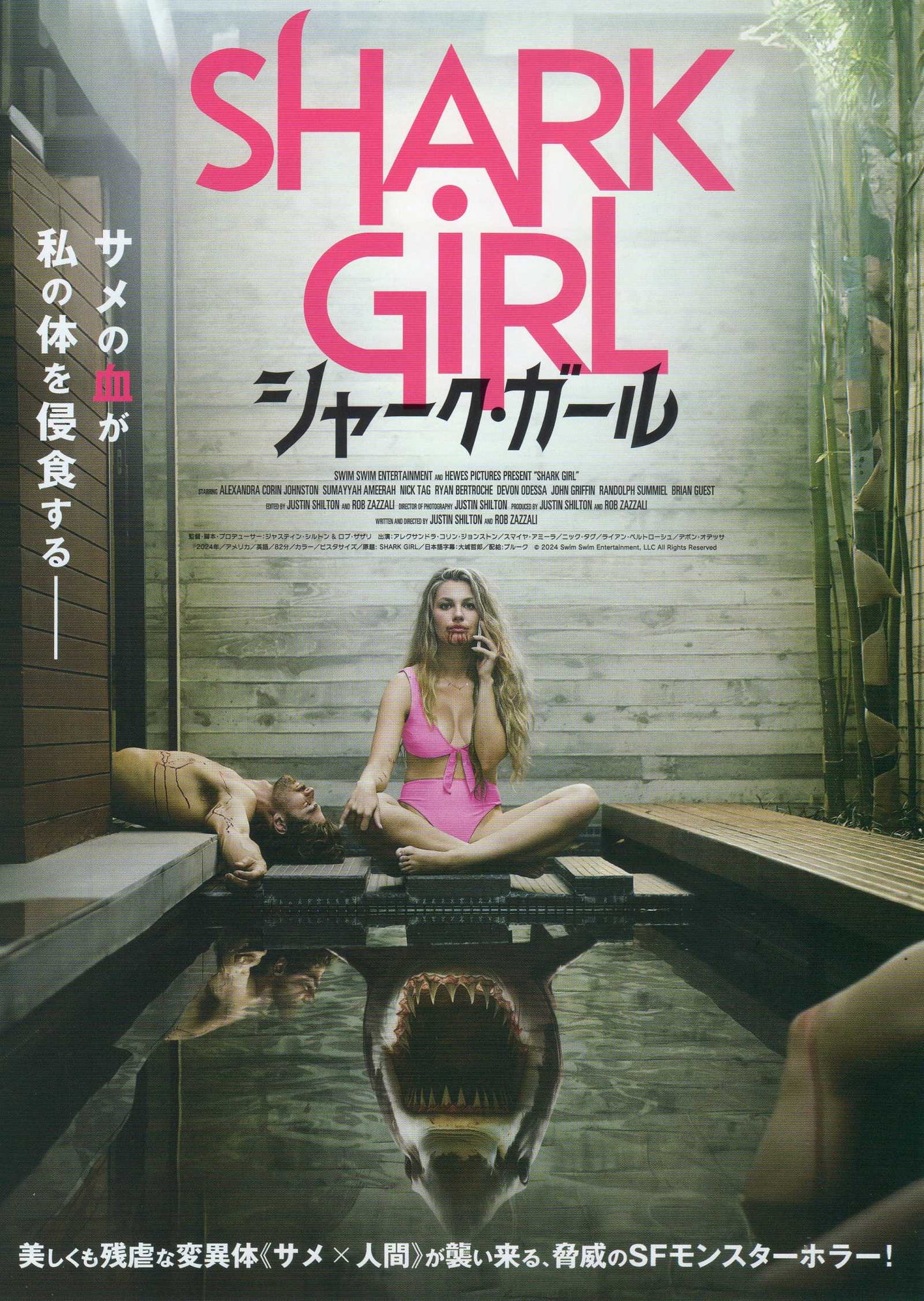 Shark Girl Japanese Chirashi Mini Ad-Flyer Poster 2024