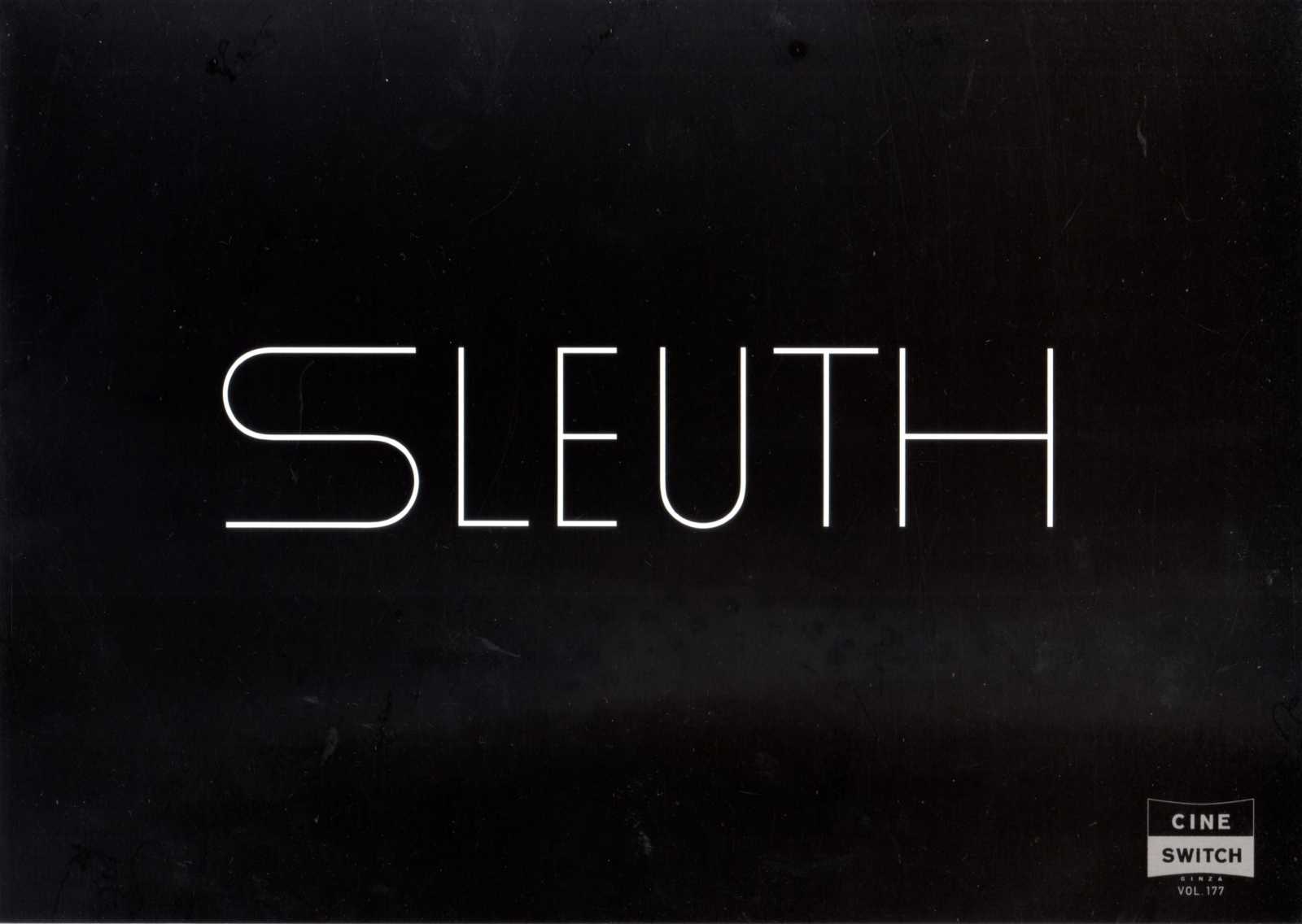 Sleuth Japanese Movie Program Pamphlet 2007