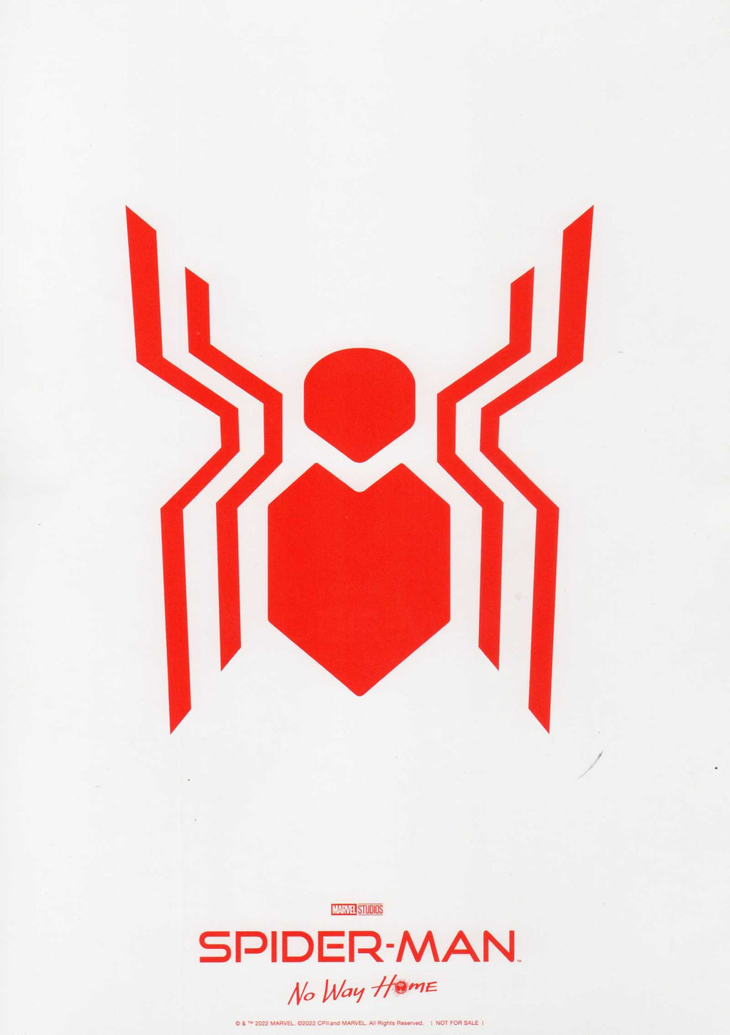 Spider Man No Way Home Japanese Chirashi Mini Ad-Flyer Poster 2021 Rare!