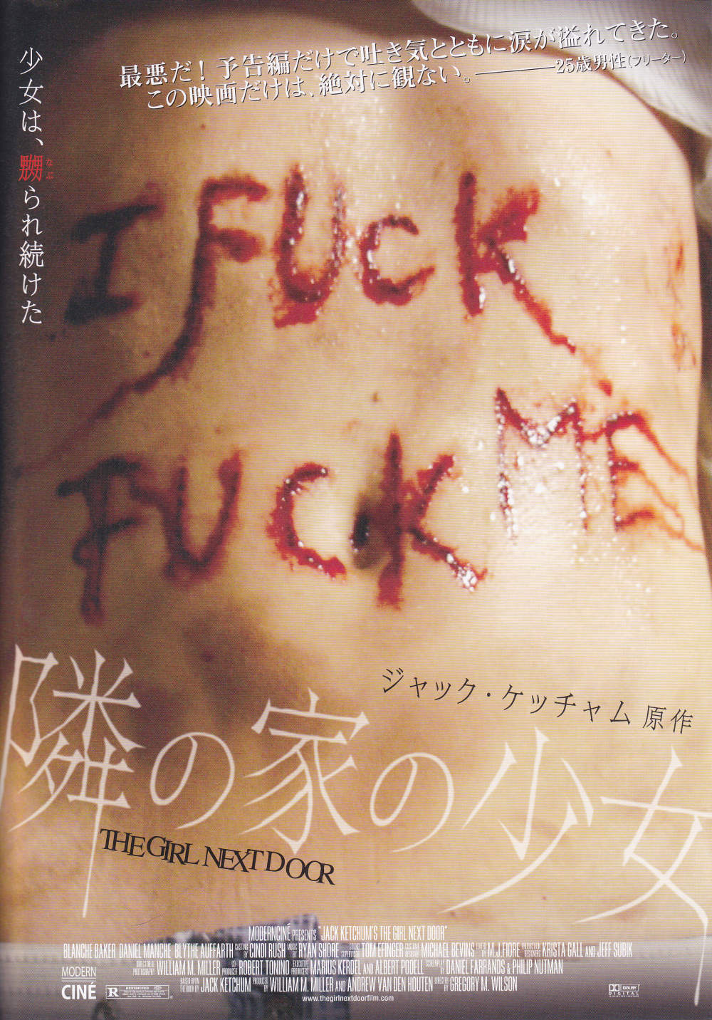 The Girl Next Door Japanese Chirashi Mini Ad-Flyer Poster 2007