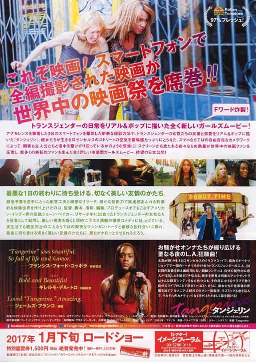 Tangerine Japanese Chirashi Mini Ad-Flyer Poster 2015