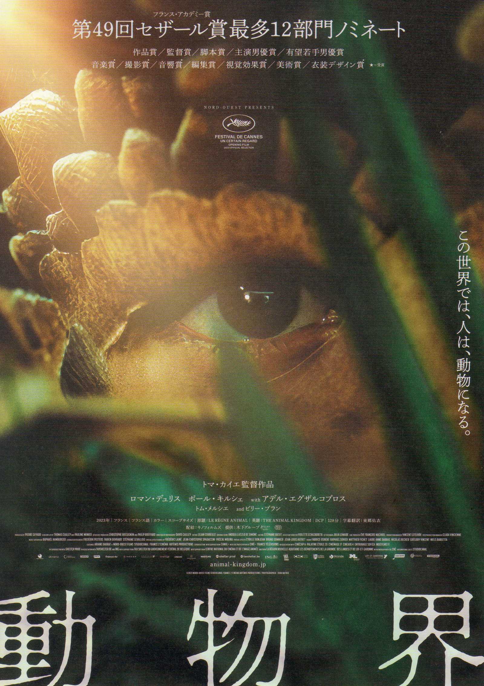 The Animal Kingdom Japanese Chirashi Mini Ad-Flyer Poster 2023