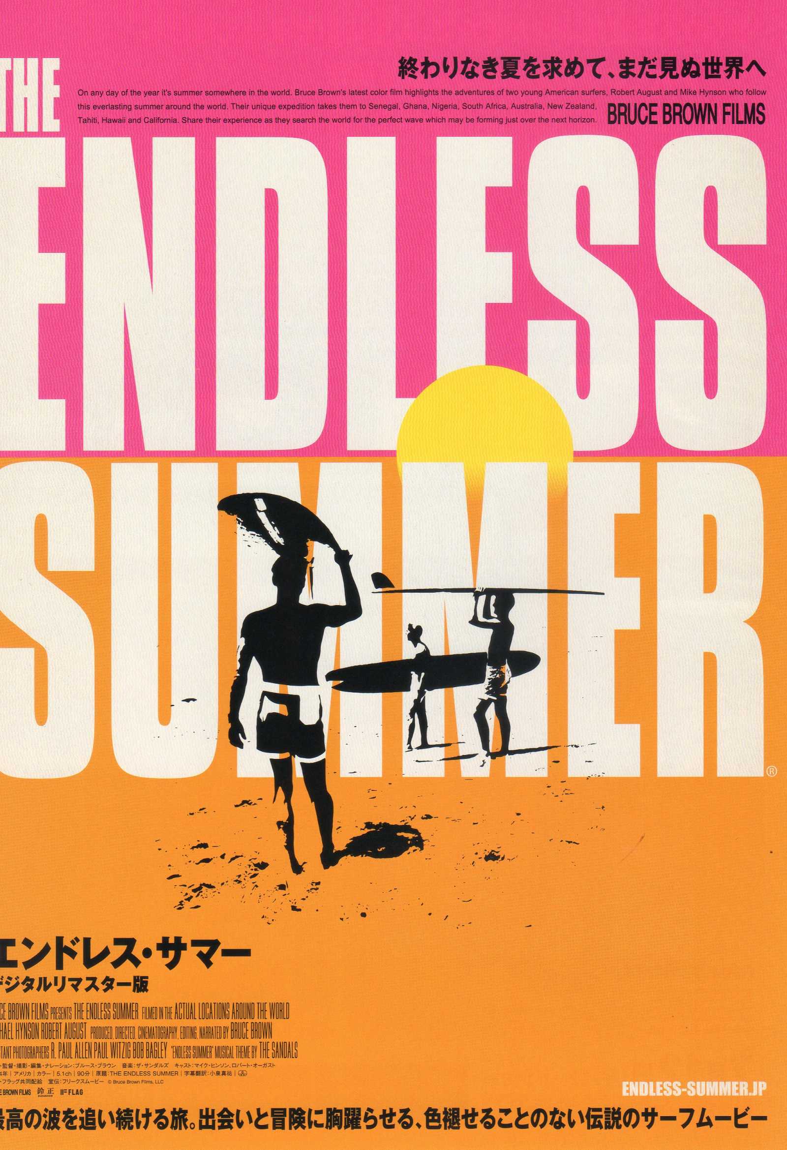 The Endless Summer Japanese Chirashi Mini Ad-Flyer Poster 1966R