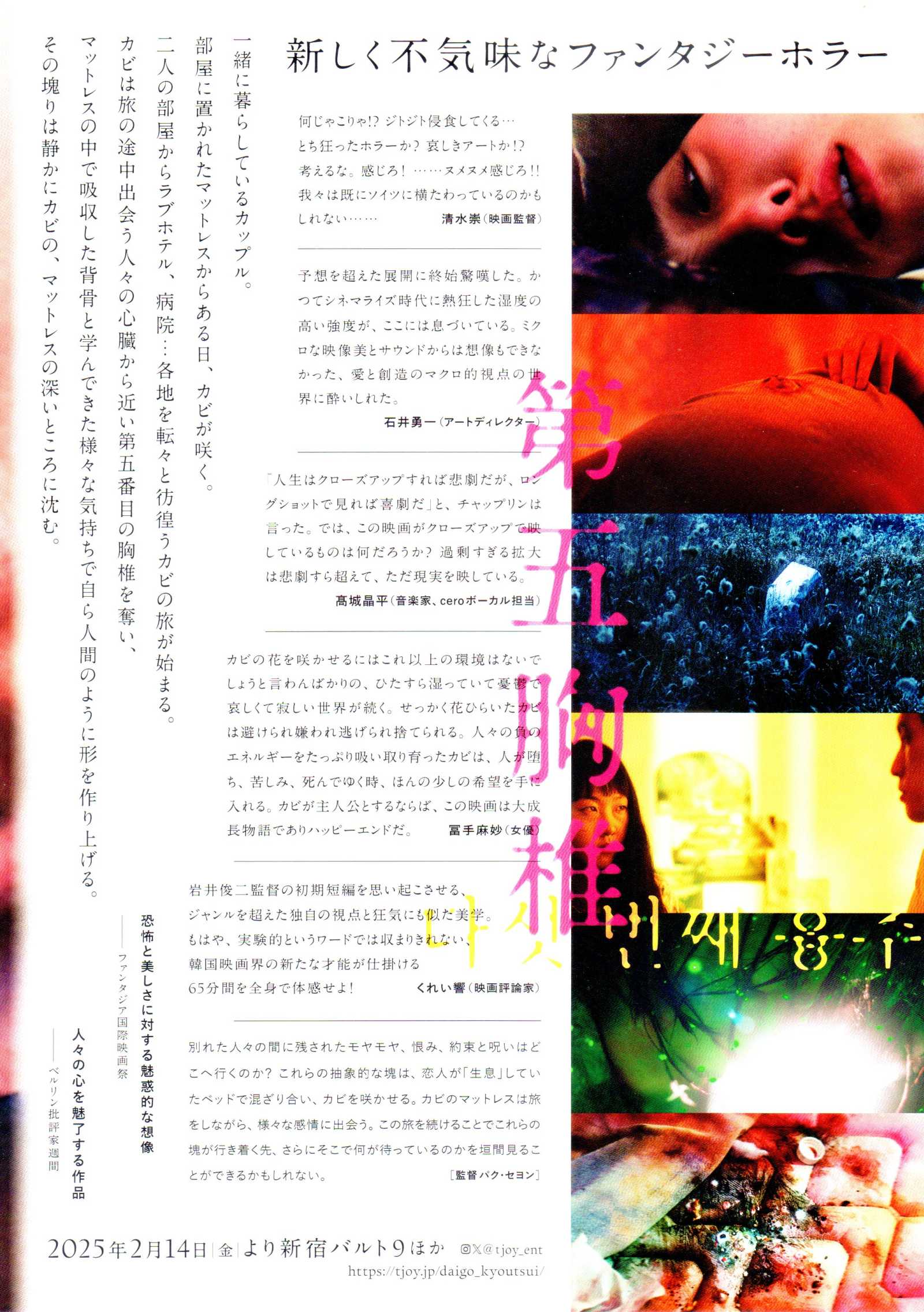 The Fifth Thoracic Vertebra Japanese Chirashi Mini Ad-Flyer Poster 2022