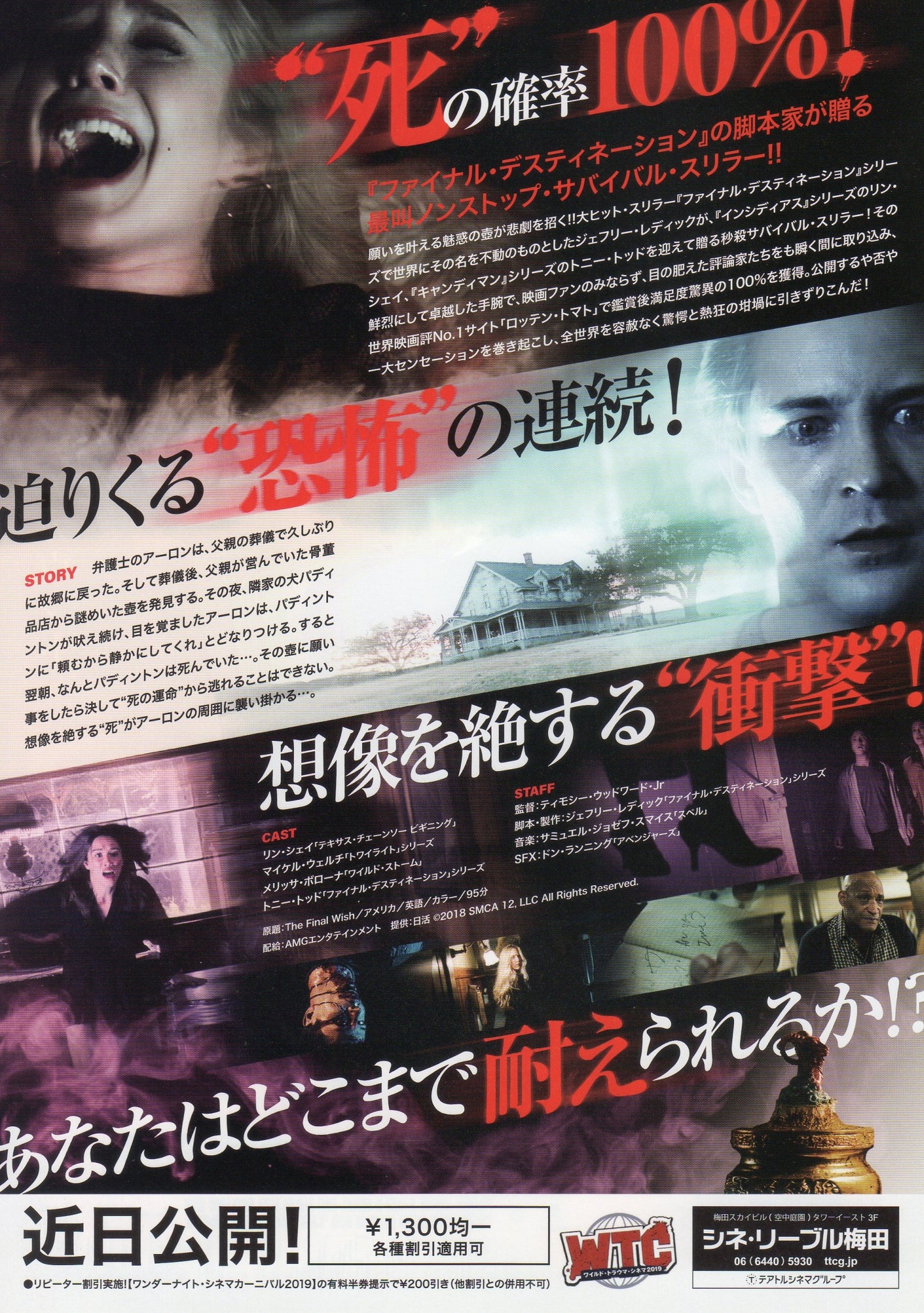 The Final Wish Japanese Chirashi Mini Ad-Flyer Poster 2018