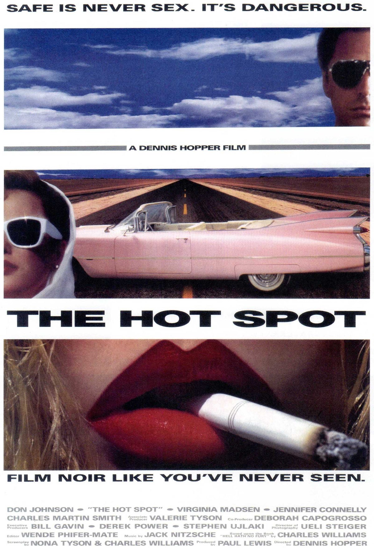 The Hot Spot Japanese Chirashi Mini Ad-Flyer Poster 1990R Hopper Connelly