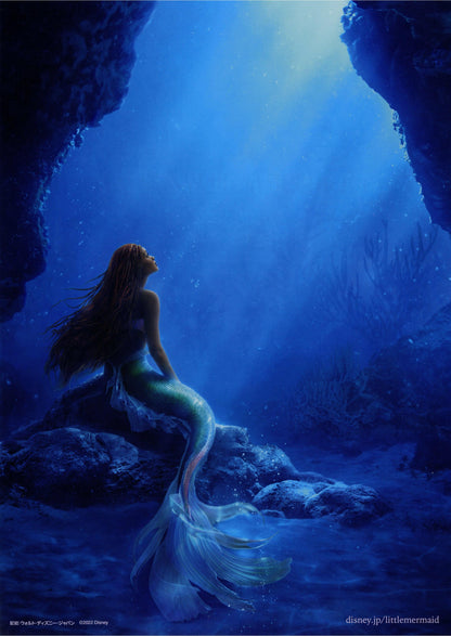 The Little Mermaid Japanese Chirashi Mini Ad-Flyer Poster 2023 A Disney