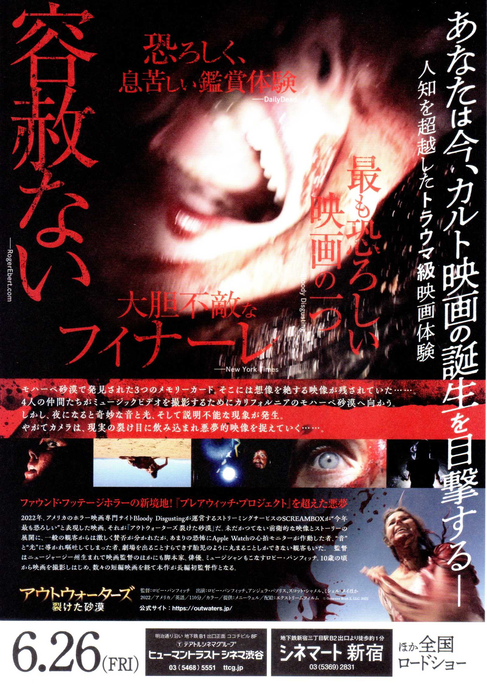 The Outwaters Japanese Chirashi Mini Ad-Flyer Poster 2022