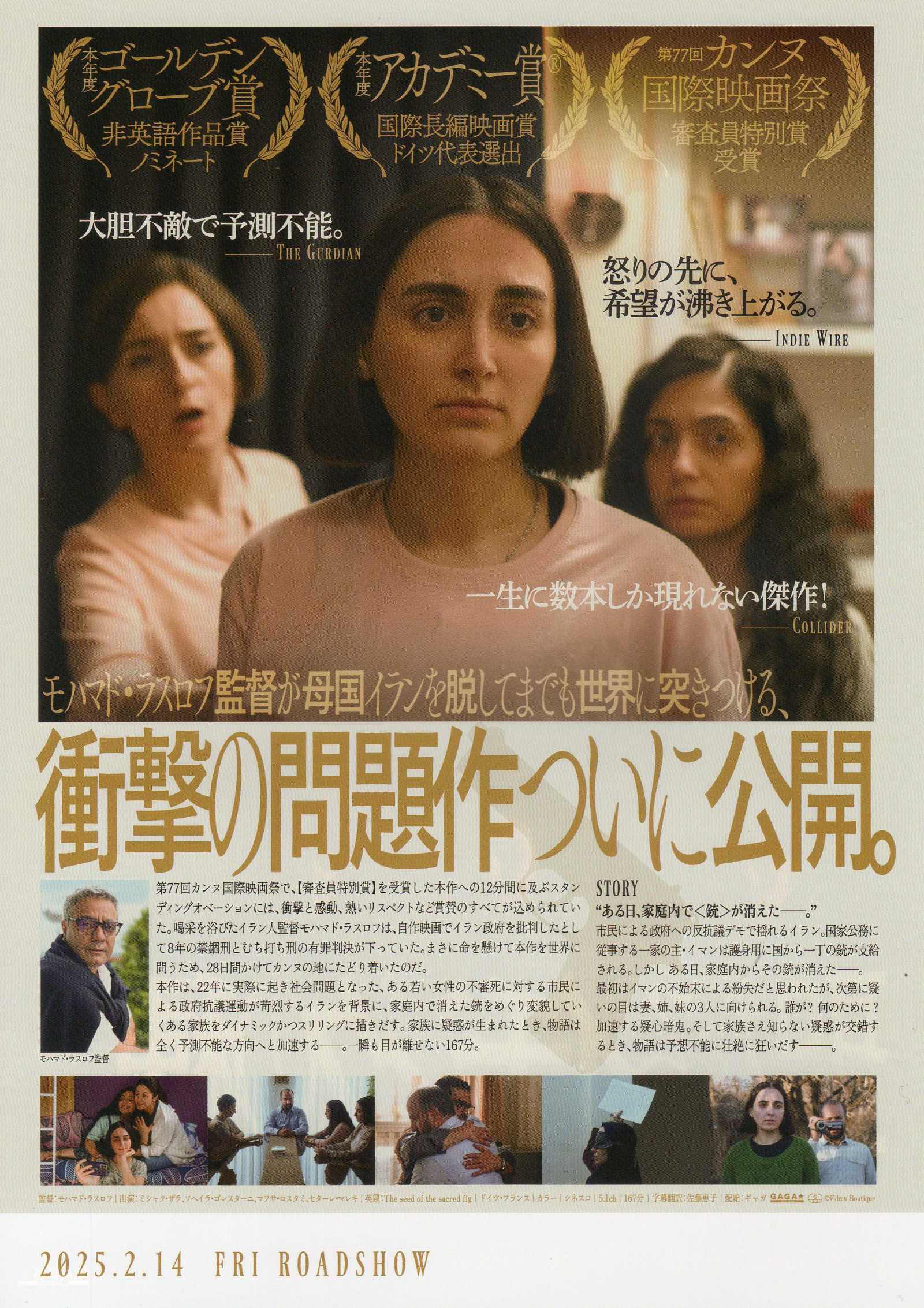The Seed of The Sacred Fig Japanese Chirashi Mini Ad-Flyer Poster 2024