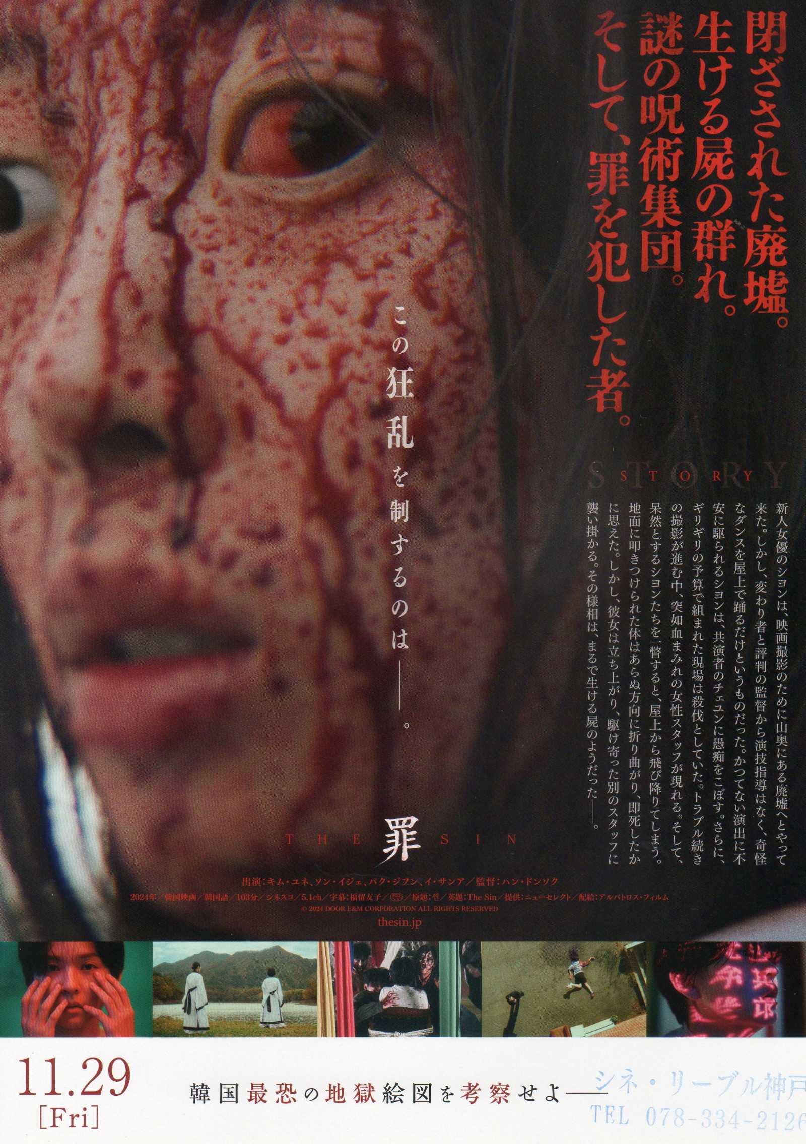 The Sin Japanese Chirashi Mini Ad-Flyer Poster 2024
